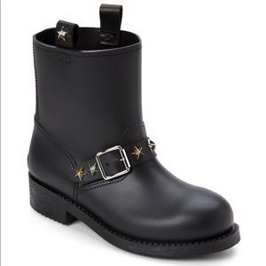 Just Cavalli Studded Rainboots, New Without Box, Size 38